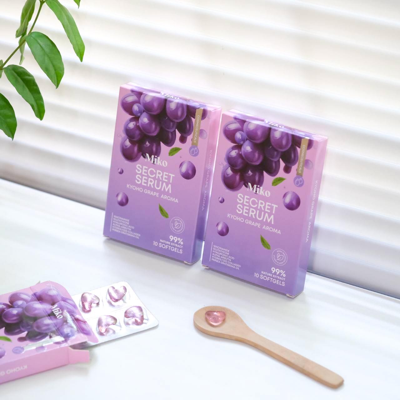 [Sale 40%] 3 hộp 30v Serum Miko Secret Finfer Mafinze Thái Lan