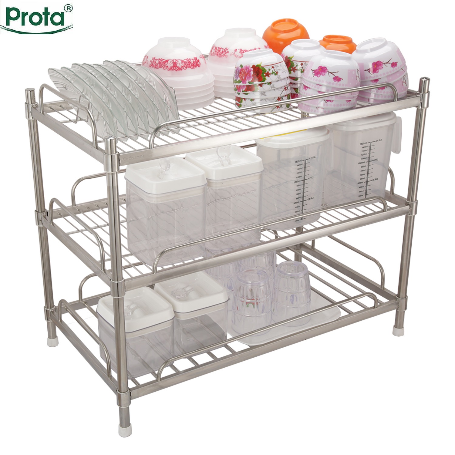Prota Kệ úp chén dĩa 3 tầng PT-953