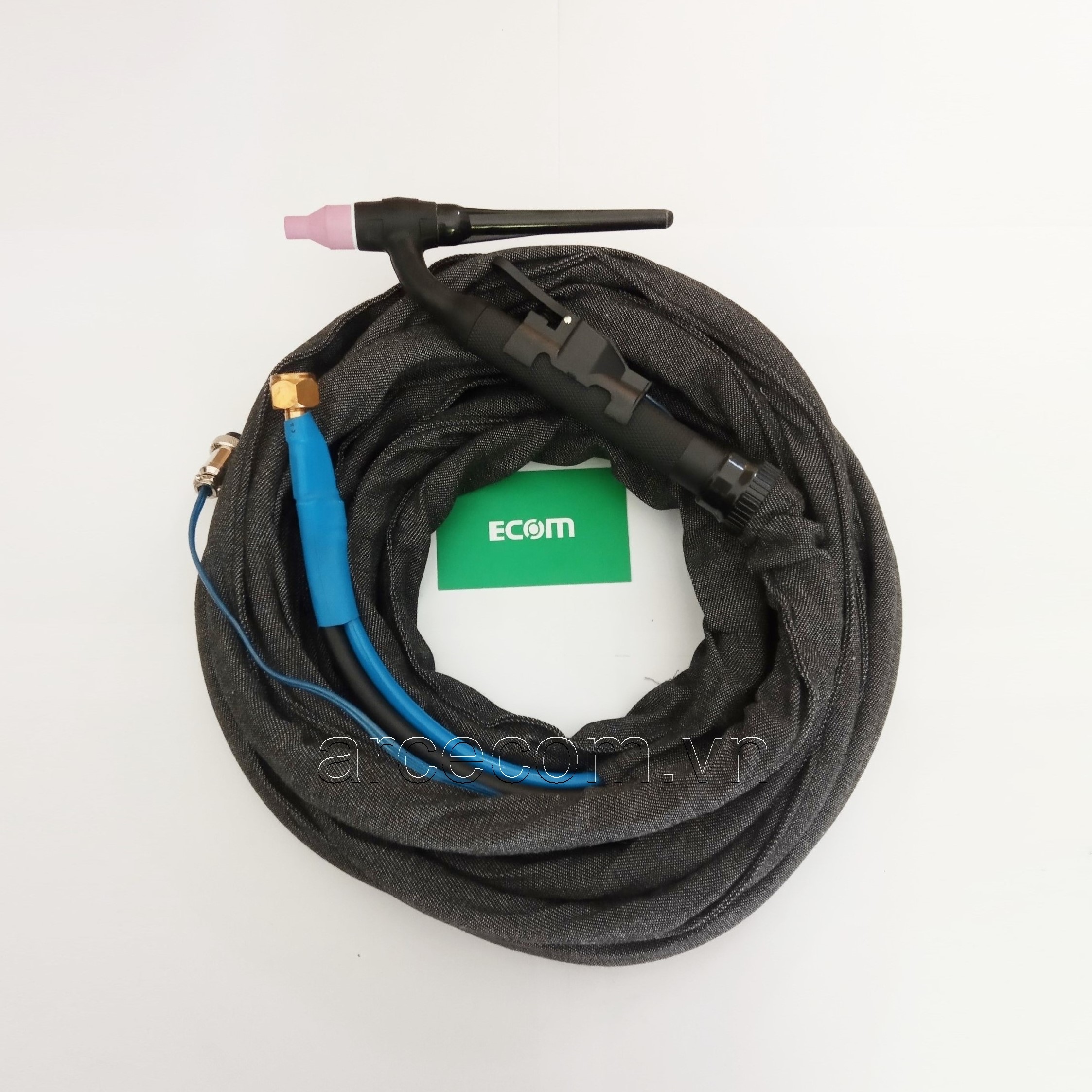 Súng hàn tig qq150 điện khí riêng, cổ dẻo 4m-8m
