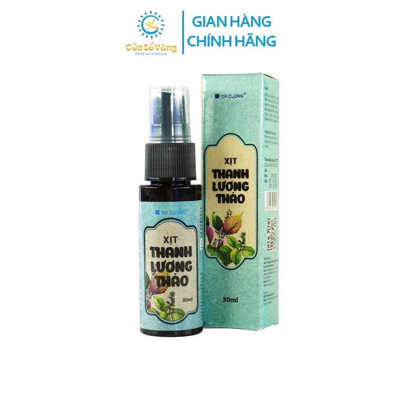 Thanh lương thảo dạng xịt hỗ trợ ngứa họng do virus