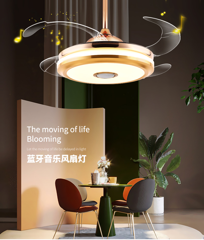 Đèn trần quạt chùm ms FS-002 72w ( Quạt trần , siêu rẻ, siêu hot, siêu chất lượng )