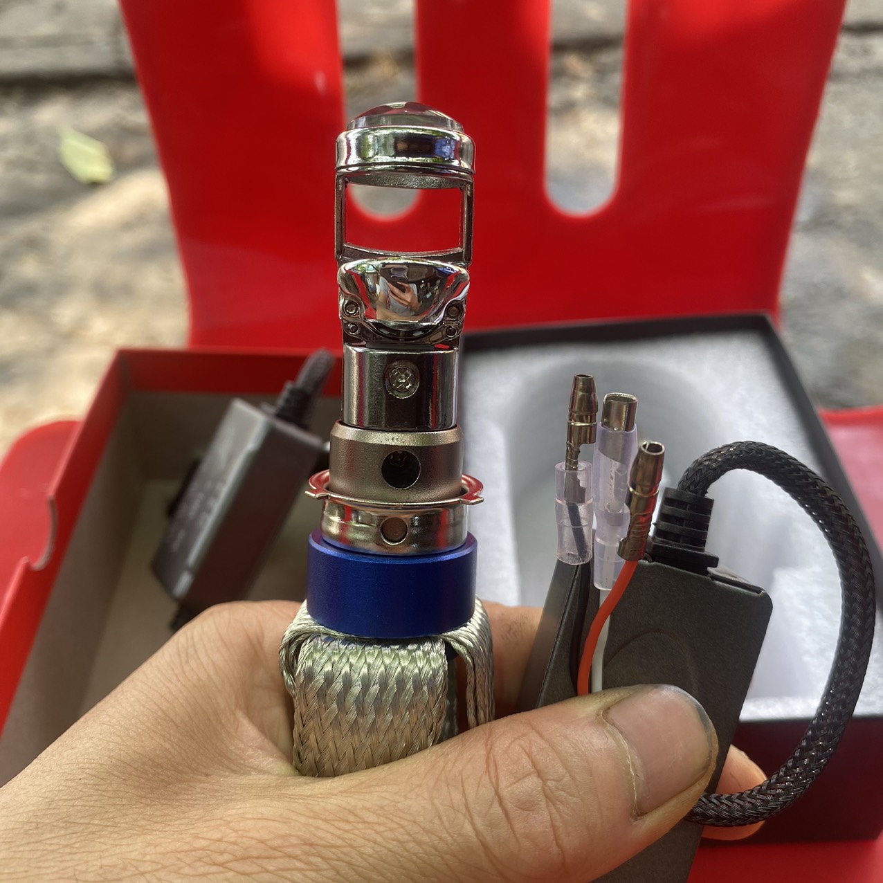 Đèn Led bi mini tí hon T8 chân M5,H4