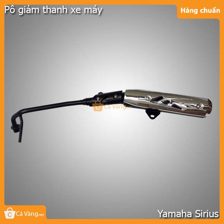Pô xe máy, Pô giảm thanh xe máy Yamaha Sirius có ống hơi
