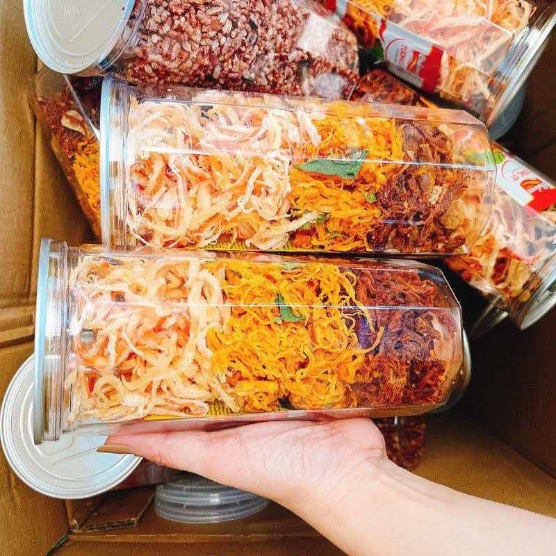 Khô mix 3 vị mực-gà-heo 300g