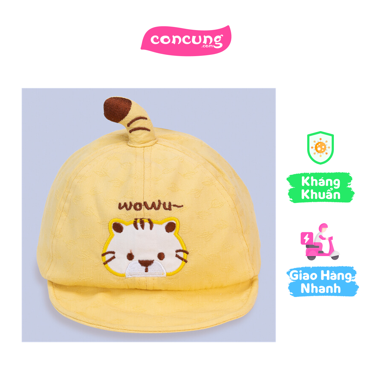 Nón lưỡi trai bé trai Animo A2205_MN010 (50cm, Vàng)