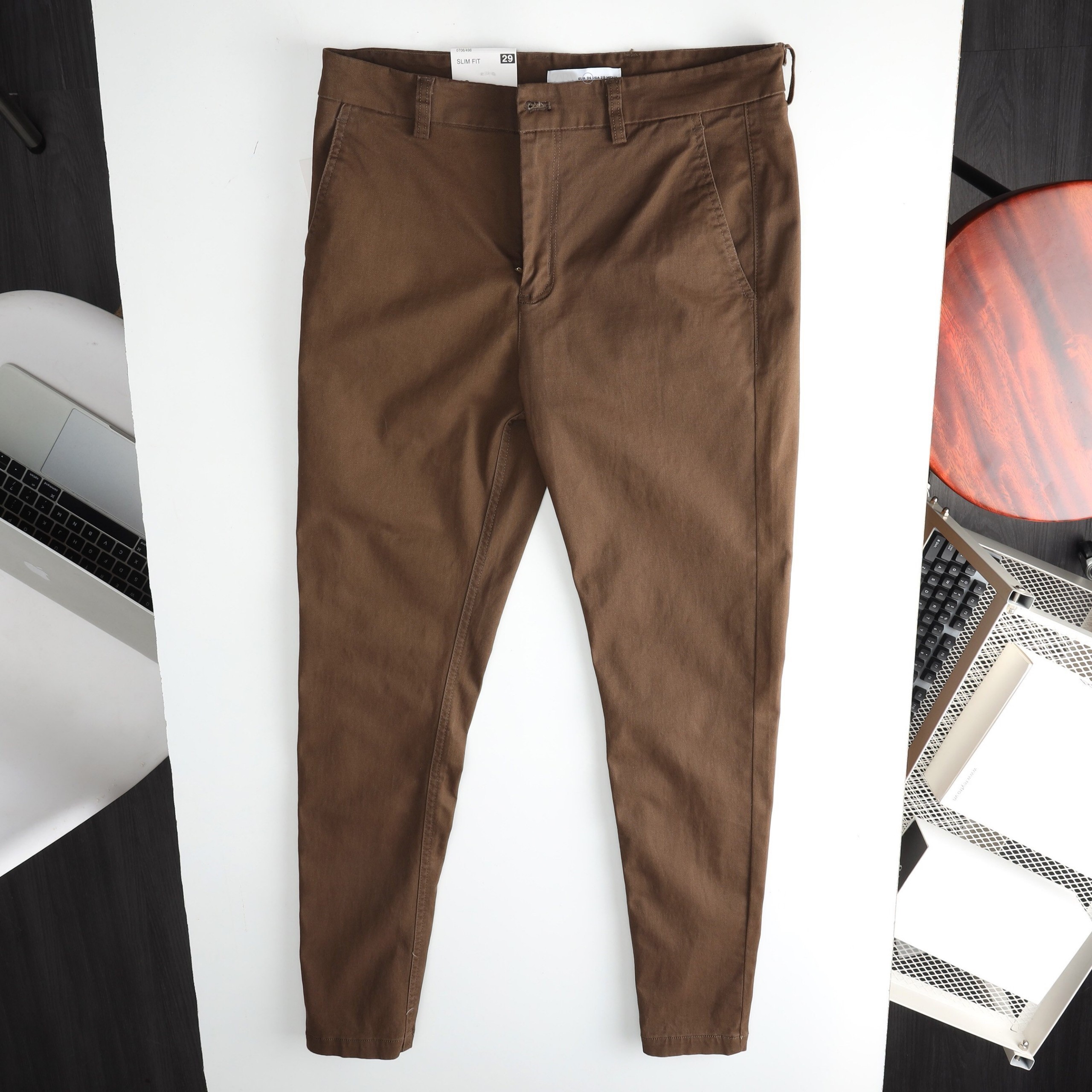 Quần Kaki Nam ZARAMAN cao cấp form slim-fit co giãn thoải mái TT-KK01
