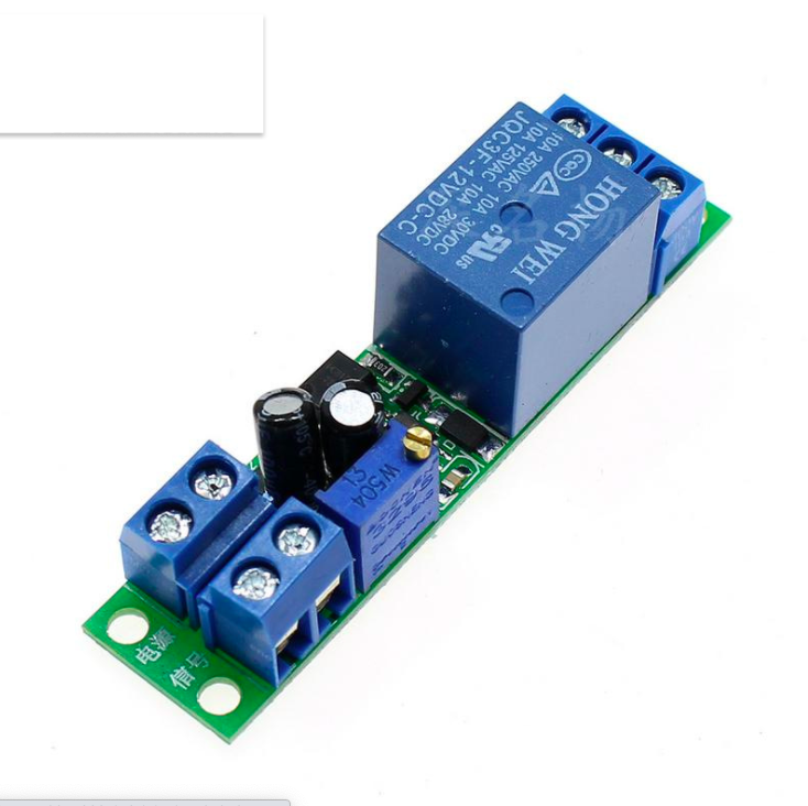 Hw-256 mạch tạo trễ 12v loại đóng trễ thời gian 0-25s