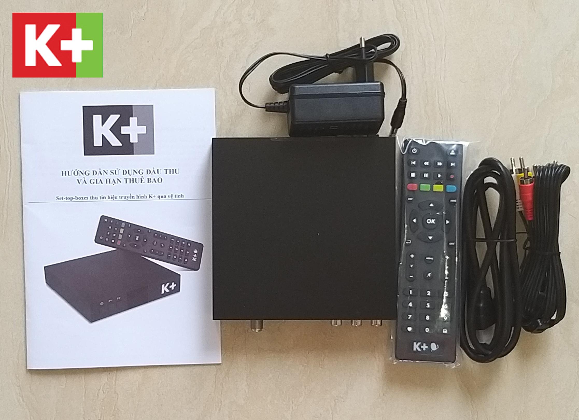 [HCM]Đầu thu K+ HD mới (Tặng thẻ giãi mã K+) Chính Hãng