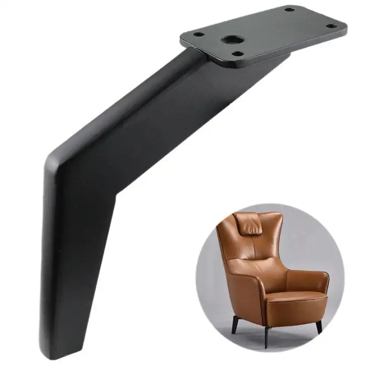 Bending Metal Furniture Legs Square Cabinet Wood Table Legs For
