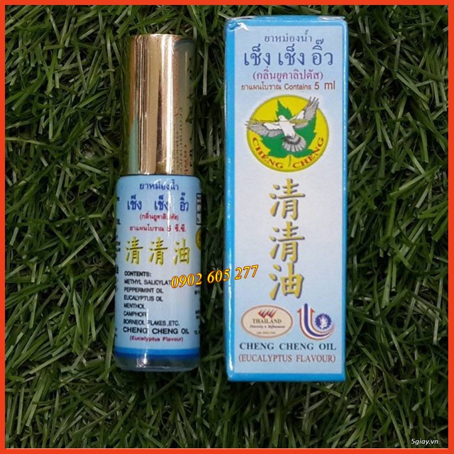 Chai Dầu gió dạng lăn Cheng Cheng Oil 5ml