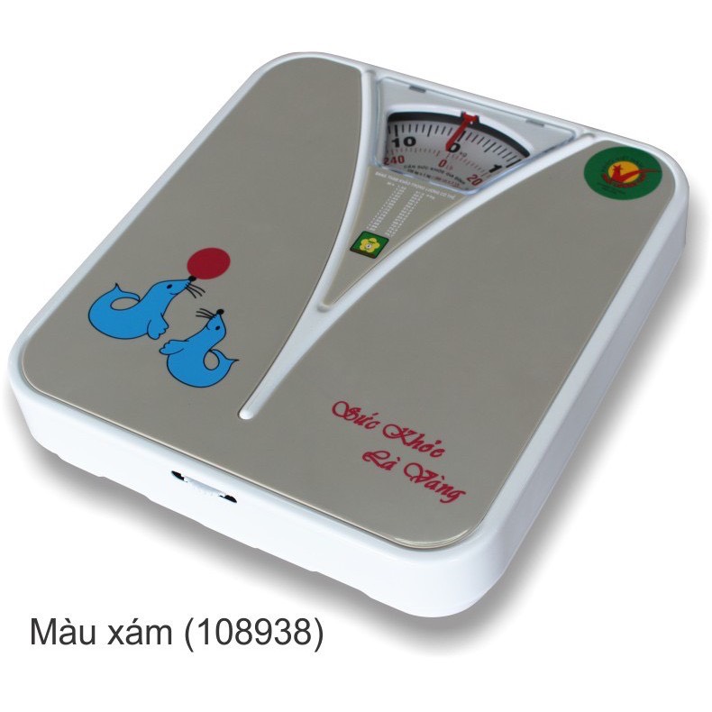 Cân sức khỏe gia đình 120 kg. Mặt kính nhựa nhựa PC trong suốt. Mặt số bằng nhôm. Vỏ hộp cân được sơn tĩnh điện. Giao màu ngẫu nhiên