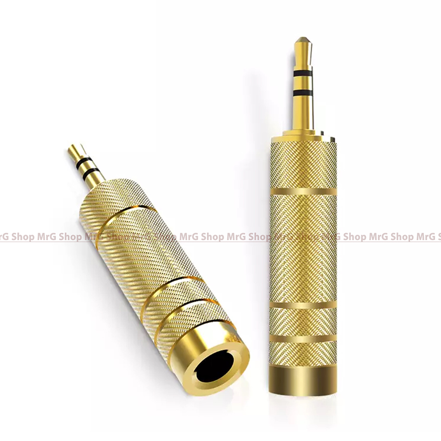 Jack Chuyển Đổi 6.5 ra 3.5 (lổ cắm 6 ly sang đầu jack 3.5), giá 1 chiếc. JC