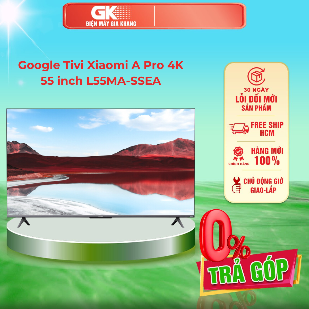 Google tivi xiaomi a pro 4k 43 inch pro l43ma-ssea - 55 inch pro l55ma-ssea - điều khiển giọng nói - giao toàn quốc - freeship hcm