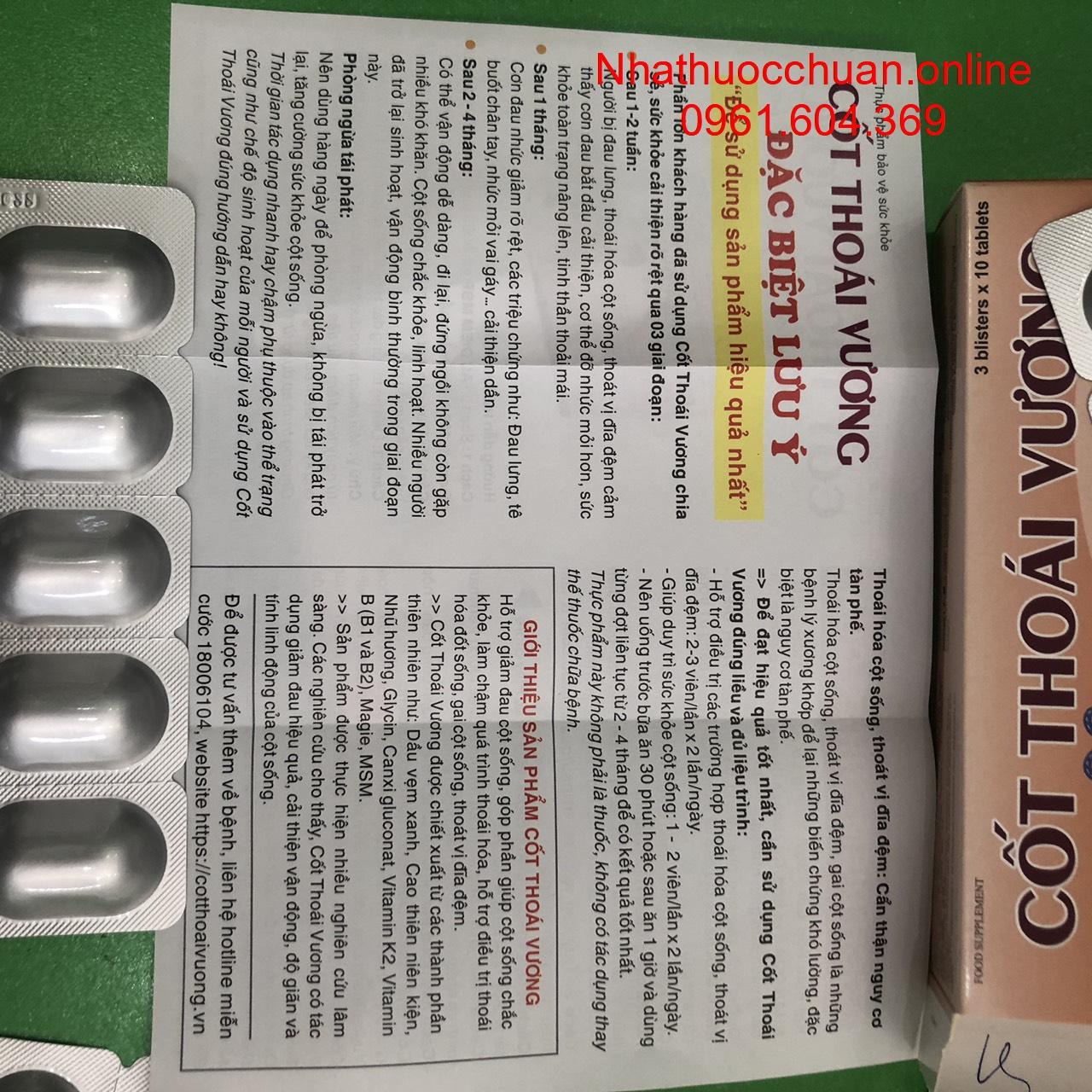 Cốt Thoái Vương Combo 5 hộp