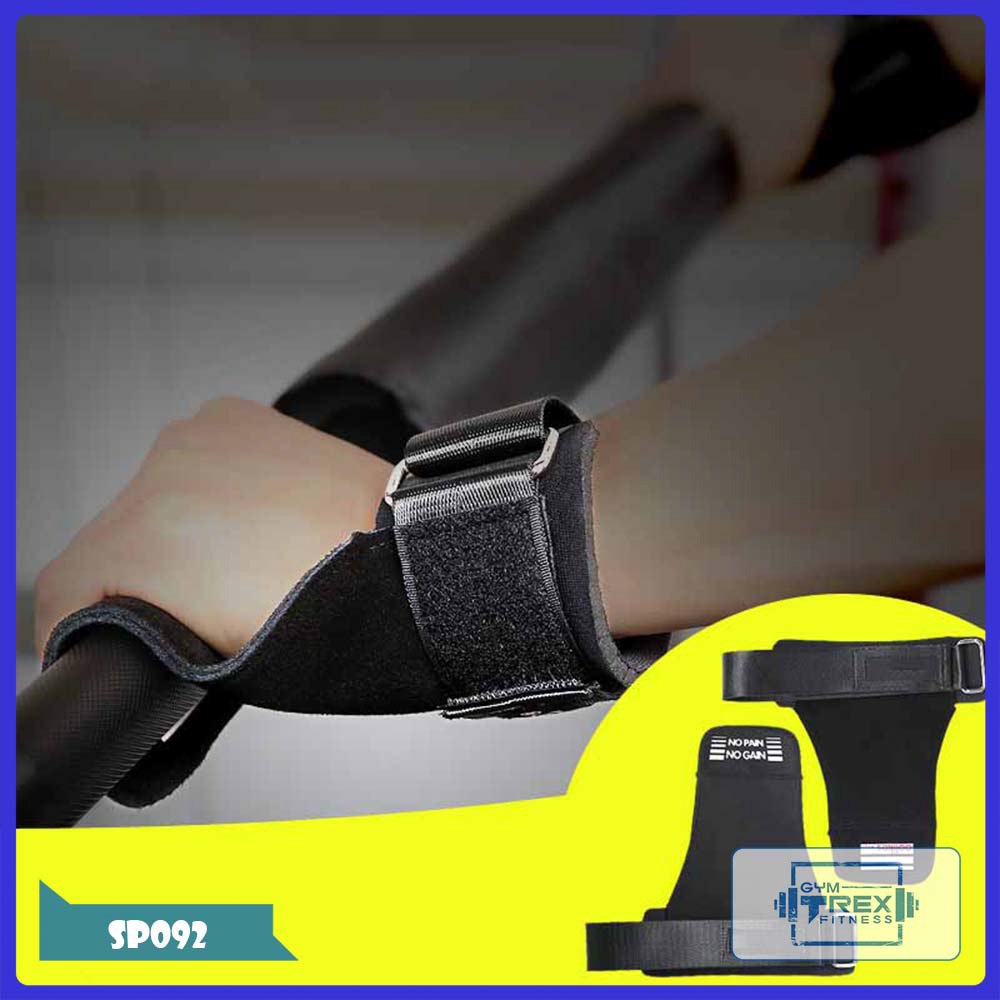 Dây kéo lưng có lót tay Aolikes cao cấp Gym Trex SP092 - Lót tay và kéo lưng tập gym nam