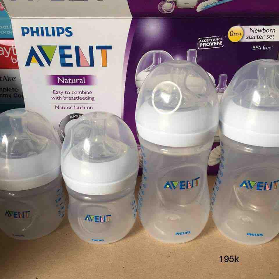Bình sữa Avent Natural 260ml núm xoắn siêu mềm
