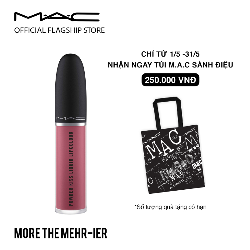 Son Môi MAC POWDER KISS LIQUID LIPCOLOUR 5ml