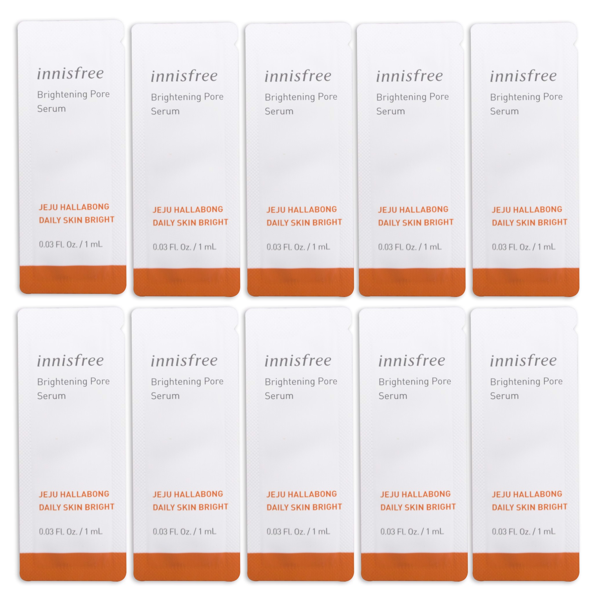 [HCM]Sample kem Mờ Nám Trắng Da Se Khít Lỗ Chân Lông Innisfree Brightening Pore Serum 1ml
