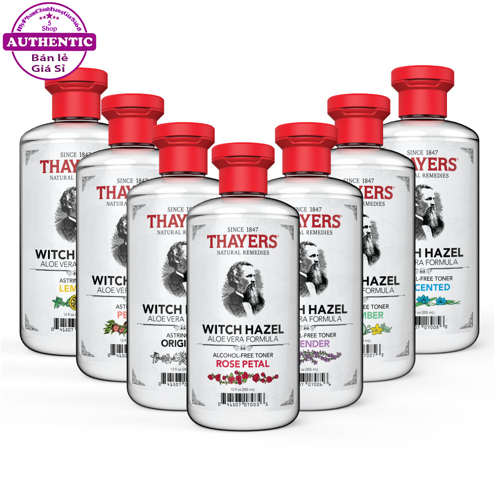 Nước Hoa Hồng THAYERS Aloe Vera Formula Witch Hazel USA(COCONUT)