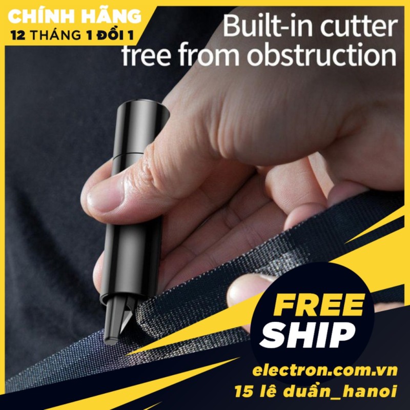 Dụng cụ sinh tồn, thoát hiểm Baseus Sharp Tool Safety Hammer