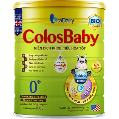 Sữa ColosBaby BIO 0+ 800g (0-12 tháng)