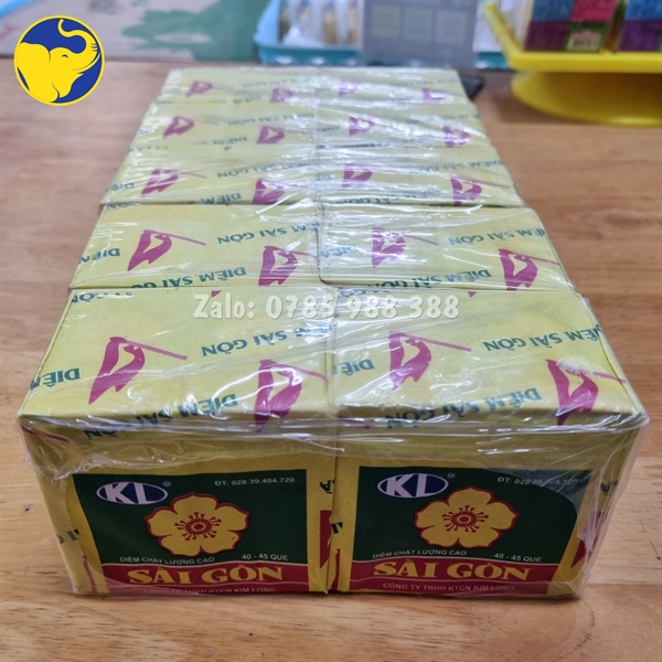 100 Hộp Diêm Quẹt Sài Gòn (1 cây = 10 lốc = 100 hộp)