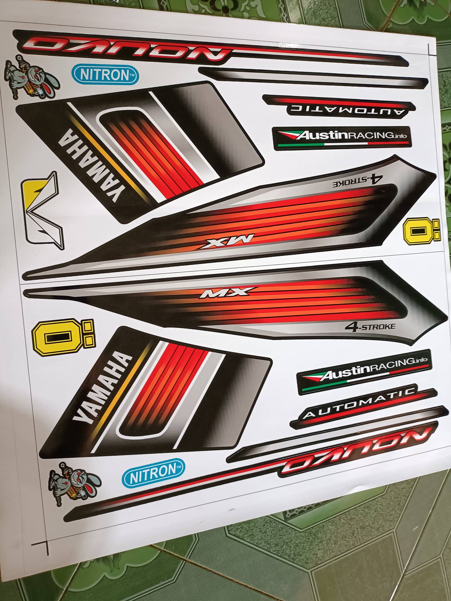tem rời nouvo 2 MX sọc