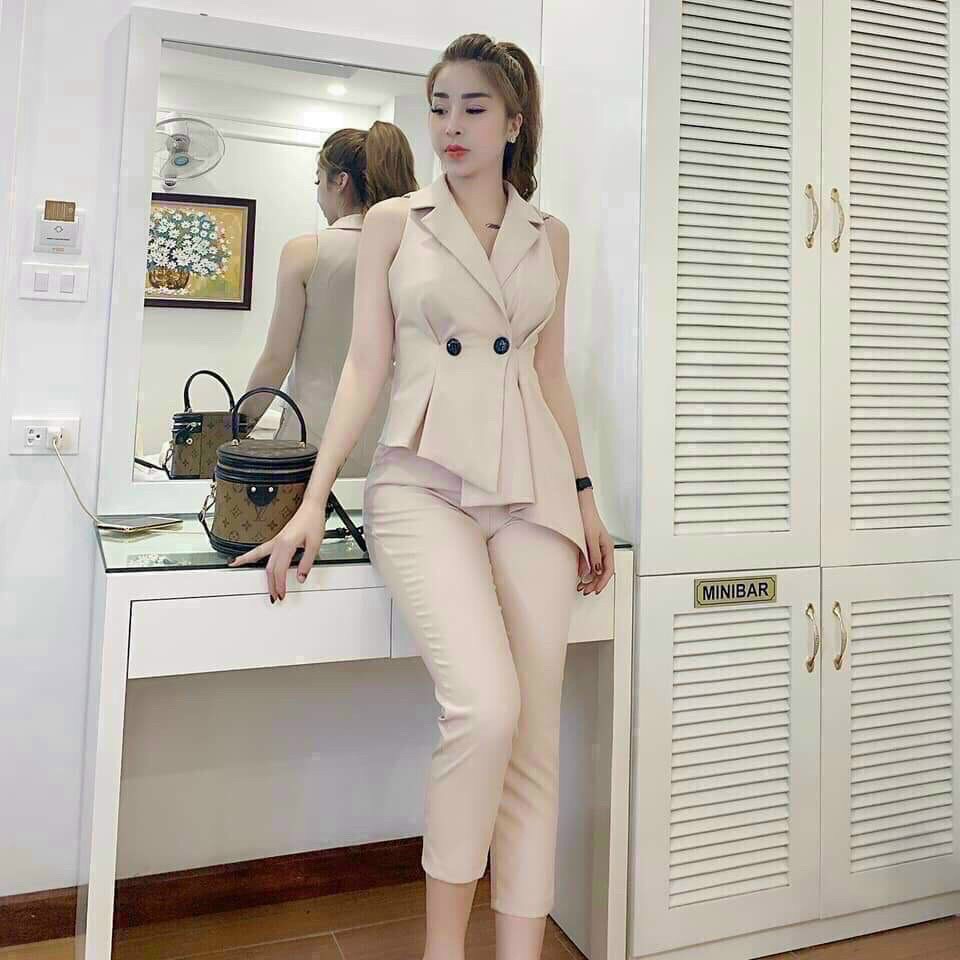 SÉT BỘ CỔ VEST MẪU MỚI SIÊU XINH TT21