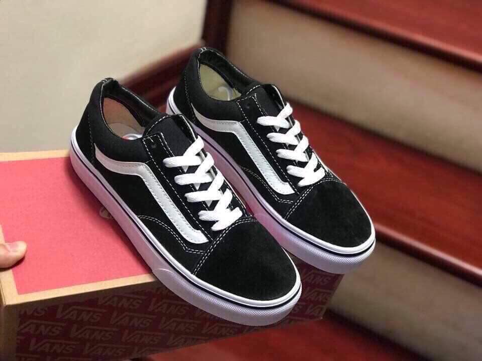 Giày Sneaker Vans Old màu đen hàng VNXK