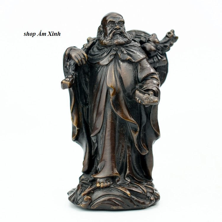 Tượng Đạt Ma Sư Tổ bằng đồng Nguyên Khối