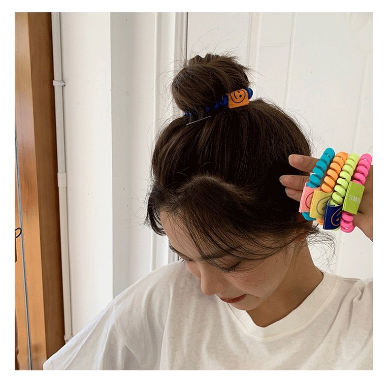 CỘT TÓC LÒ XO MIX SMILE