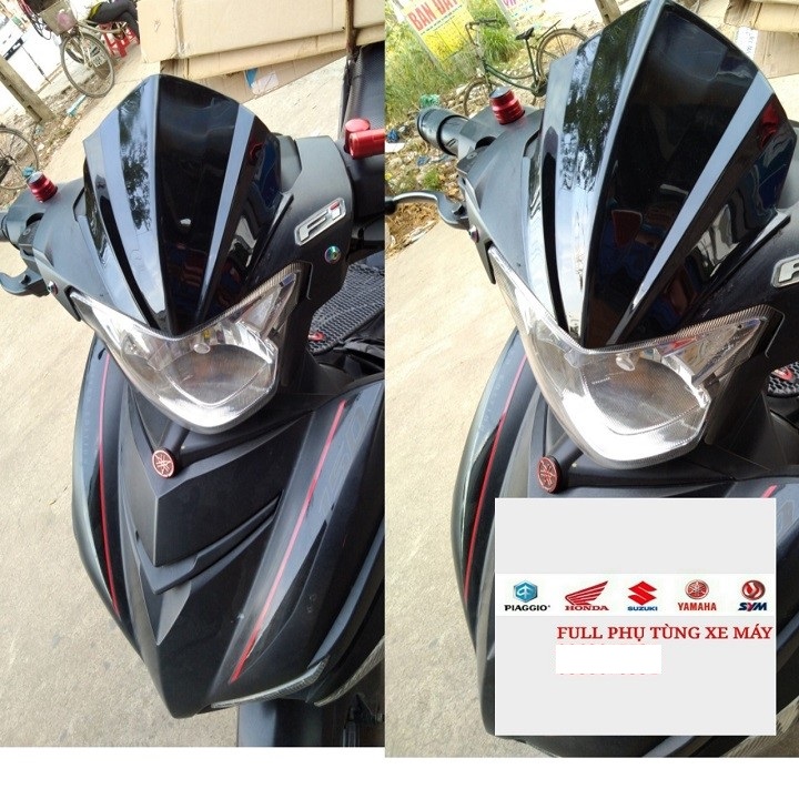 Ốp đầu đèn INDO Exxciter 150 mẩu V2 - Vindecal BD