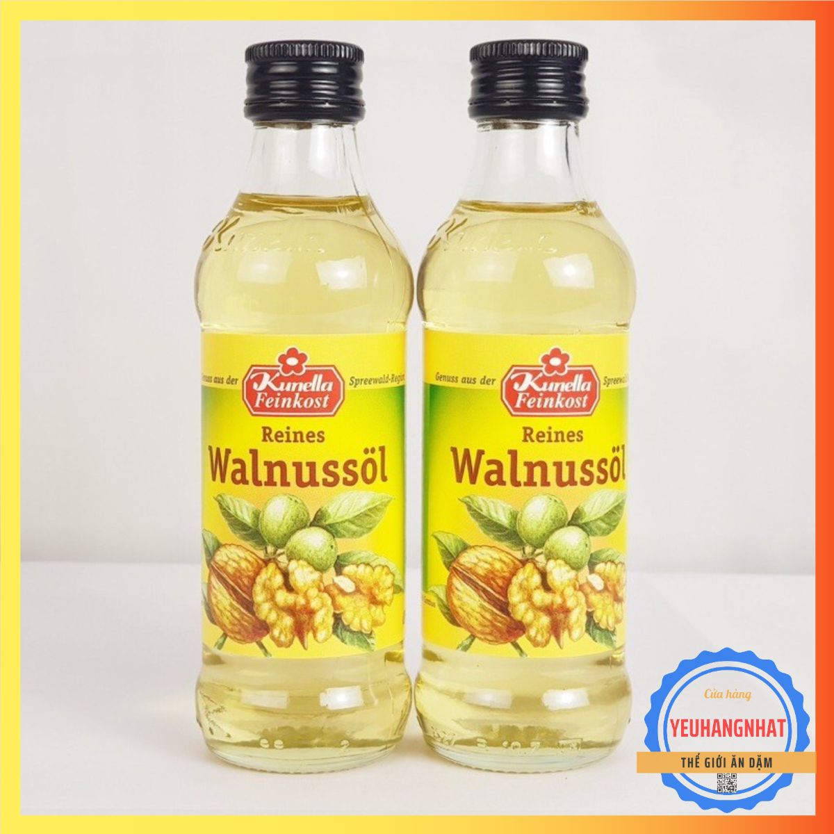 Dầu óc chó Kunella Feinkost WalnuBol 100ml (Đức)