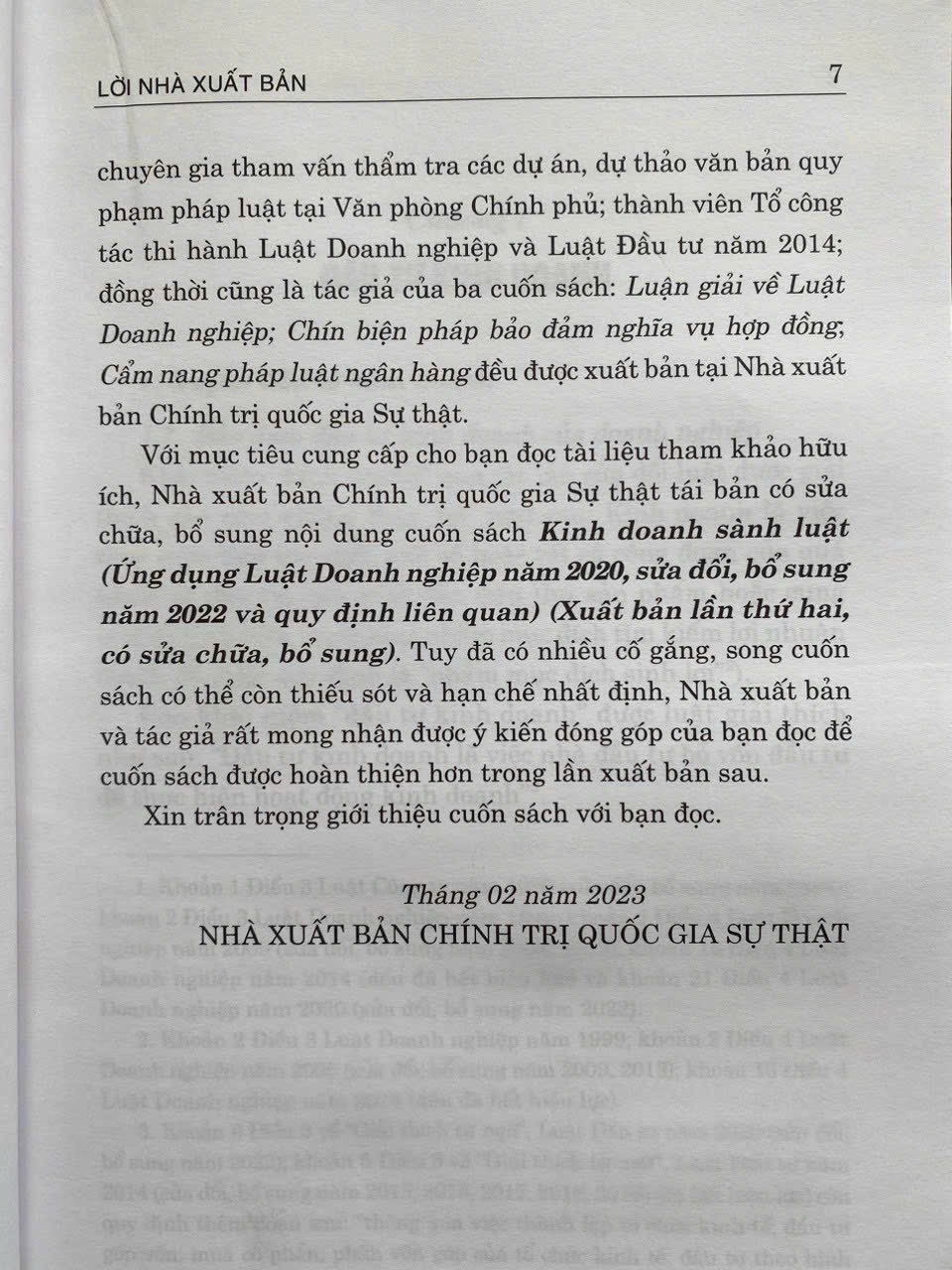 Kinh doanh sành luật