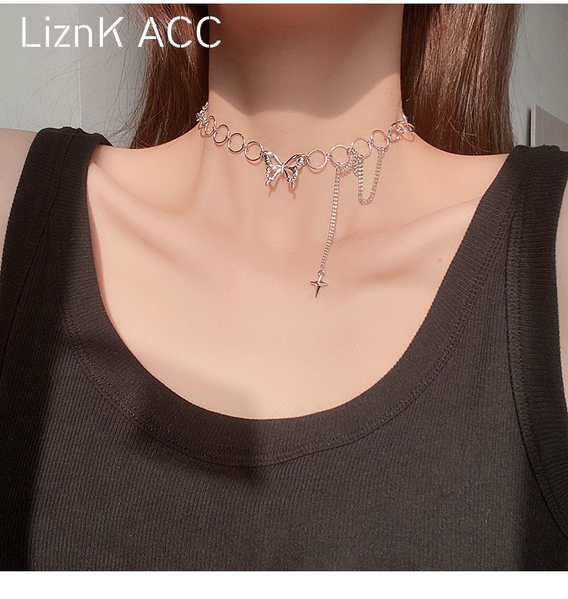 Dây chuyền cao cấp bạc Tinan phong cách Hàn Quốc