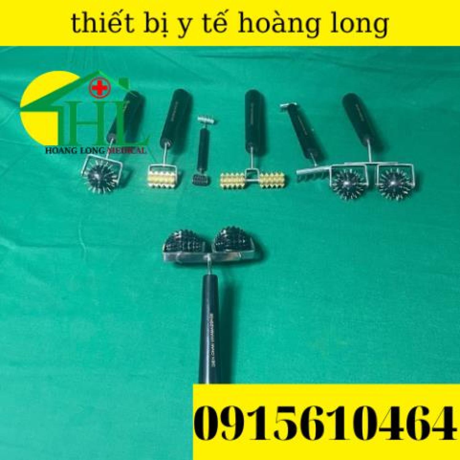 Cây Lăn Cầu Gai Đôi Lớn Mát Xa - Dụng Cụ Diện Chẩn