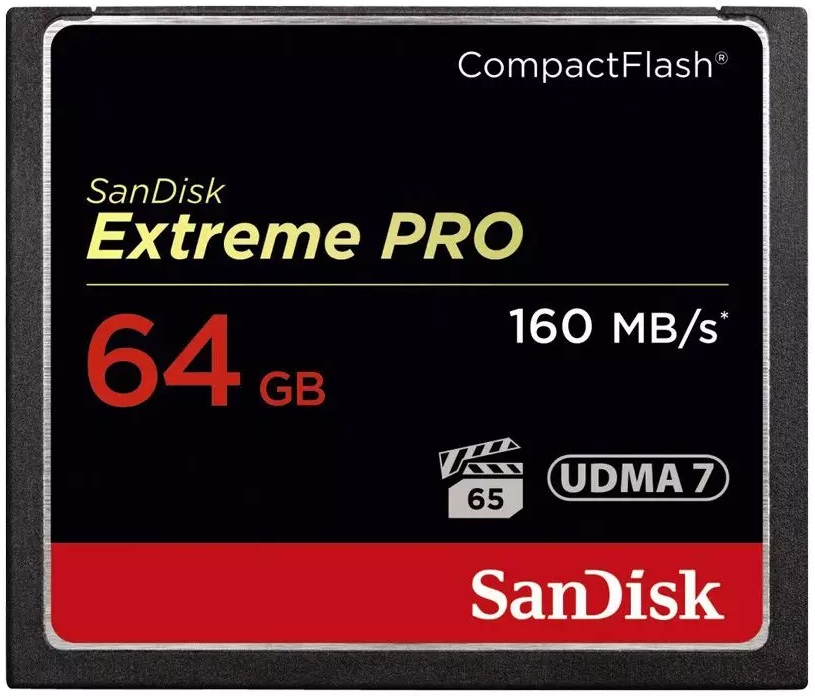 Thẻ nhớ CF Sandisk 64GB Extreme Pro 1067X New (160 Mb/s)
