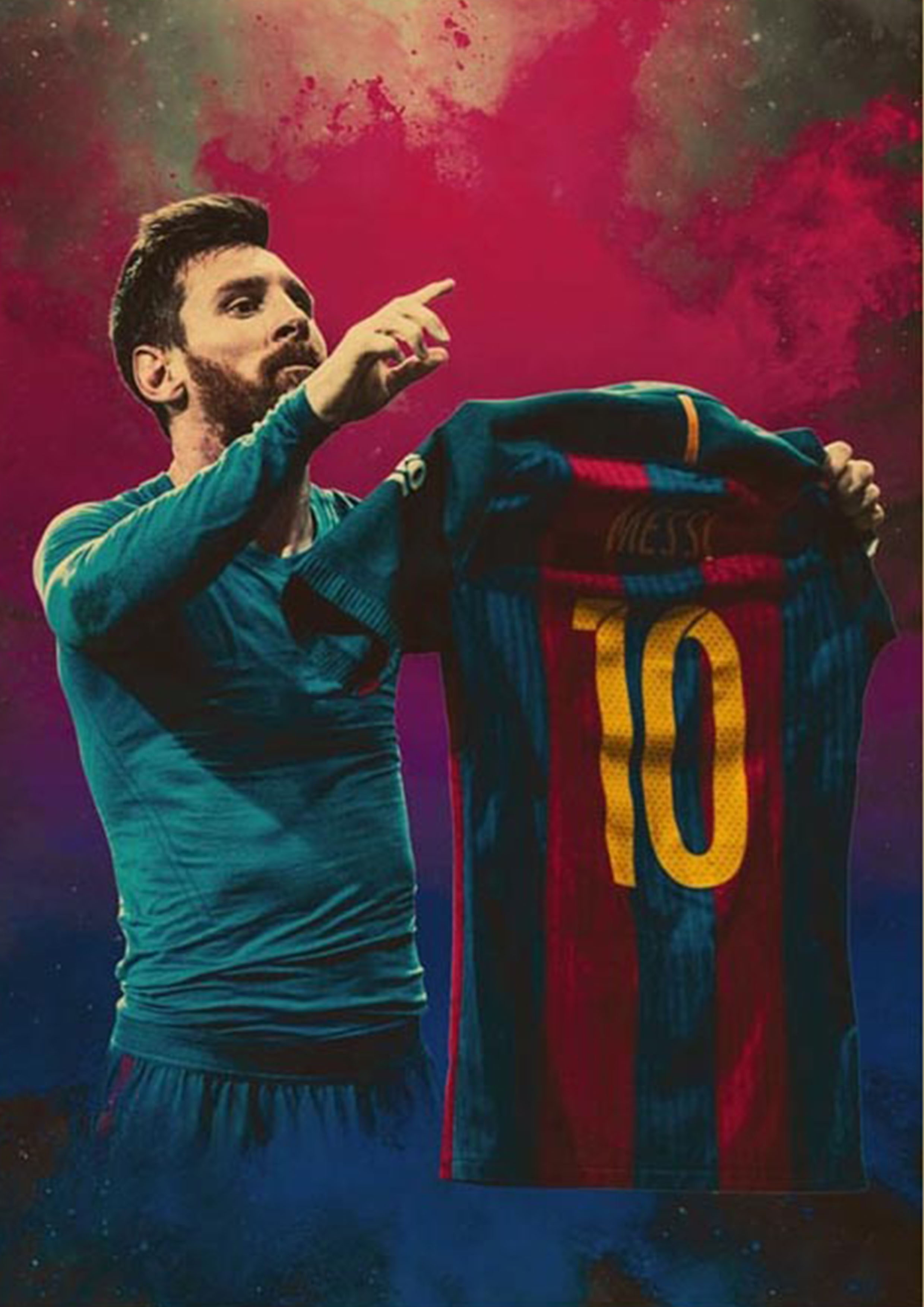 Tranh treo tường Messi sẽ mang lại sự tinh tế và độc đáo cho ngôi nhà của bạn. Hãy để trải nghiệm của Messi trong bóng đá được tái hiện một cách đầy nghệ thuật trên tường nhà bạn.