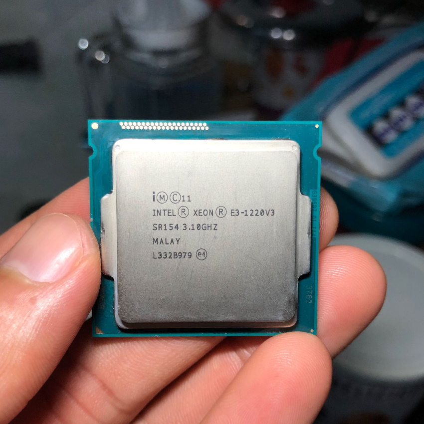 Cpu xeon e3 1220v3 sk 1150, chạy card vga rời, bộ xử lý intel® xeon® e3-1220 v3 8m bộ nhớ đệm, 3,10 ghz, cpu máy tính, - tốp bán chạy