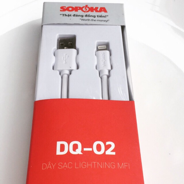Dây sạc sopoka dq02 dành cho iphone