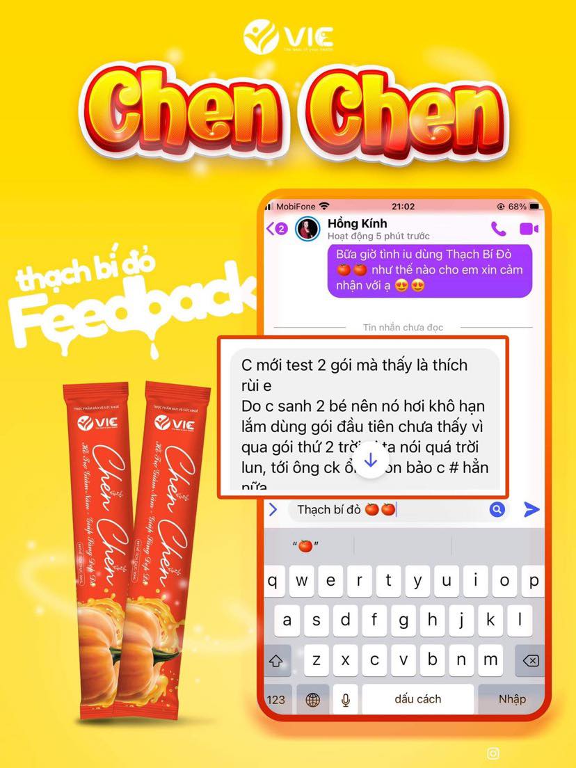 Thạch Bí Đỏ Chen Chen
