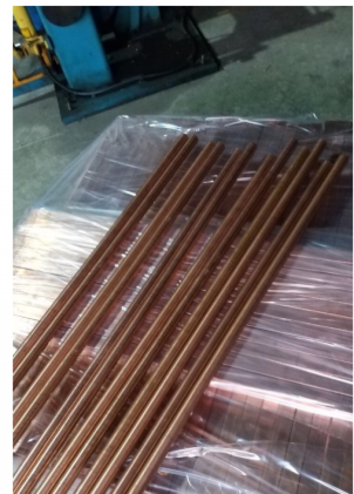 Cọc tiếp địa mạ đồng phi 16 dài 1,5m( hàng bóng đẹp chất lượng cao)