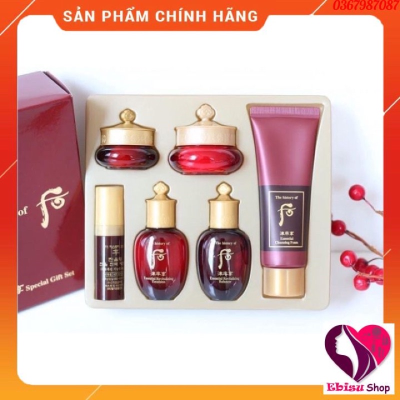Bộ mini Whoo đỏ chống lão hóa 6 sản phẩm