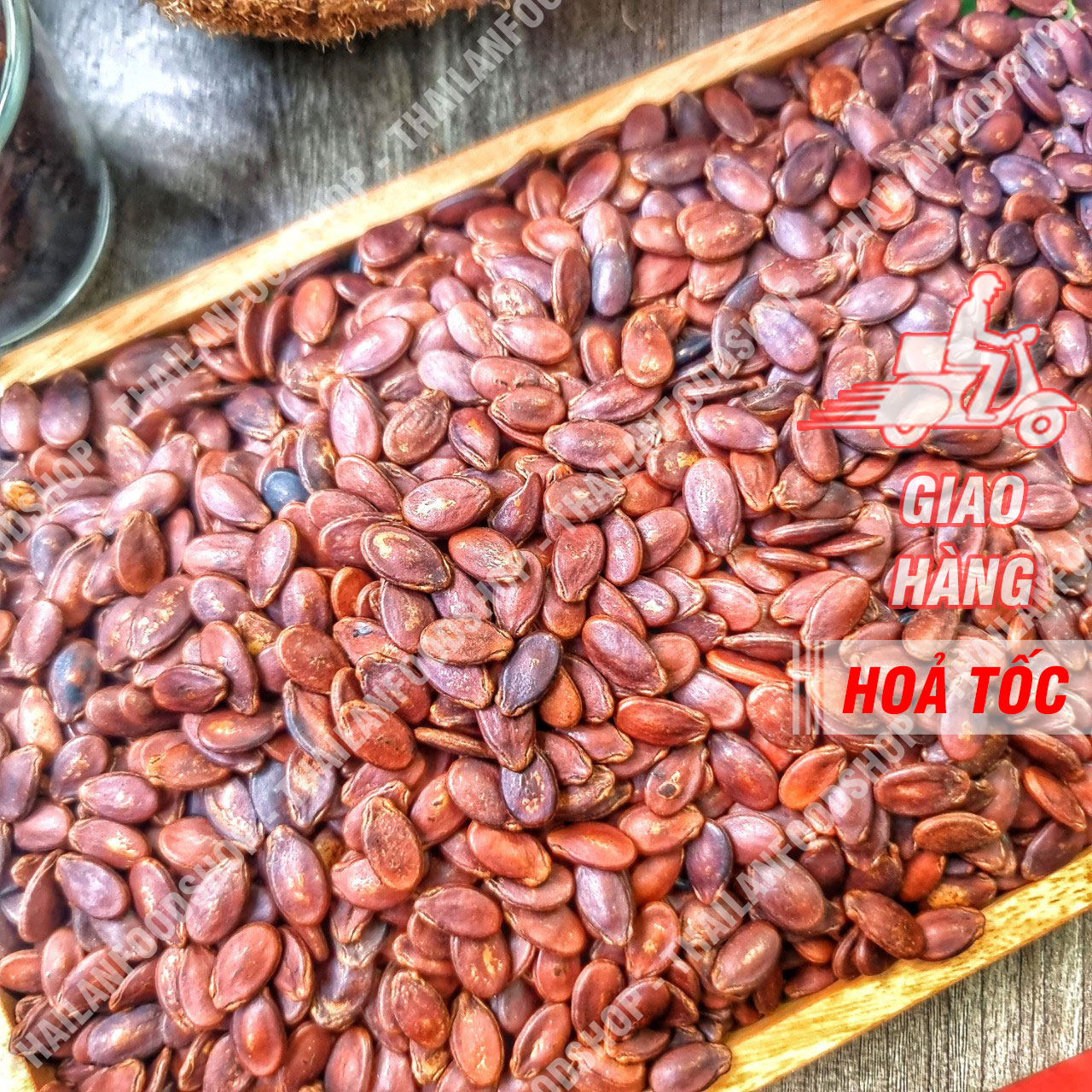 Hạt Dưa Rang Tay, Không Phẩm Màu - Lon 450gr