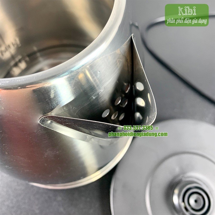 Ấm điện đun nước, ấm đun nước inox siêu bền (1.8 lít)