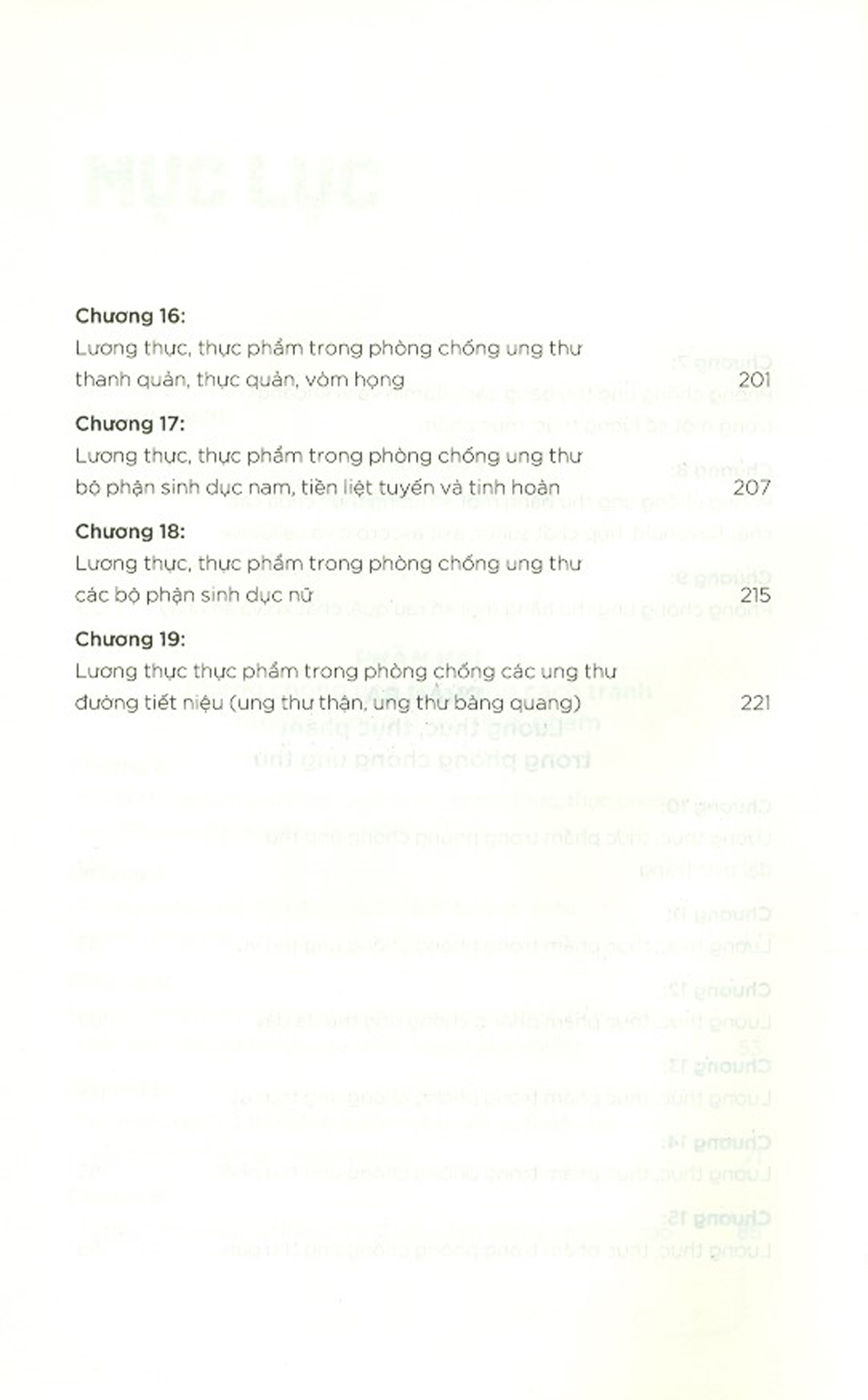 Dinh Dưỡng Trong Phòng Chống Ung Thư