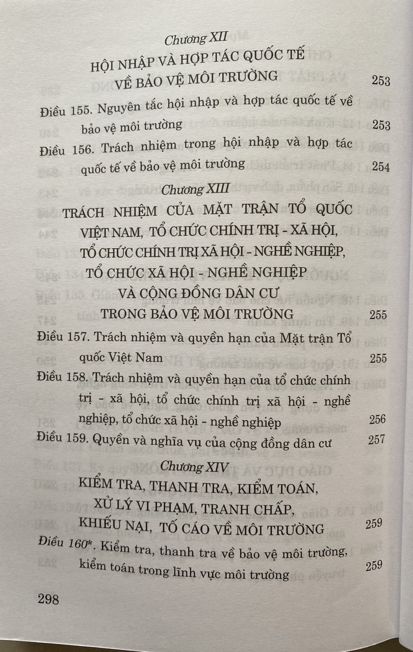 Luật Bảo Vệ Môi Trường