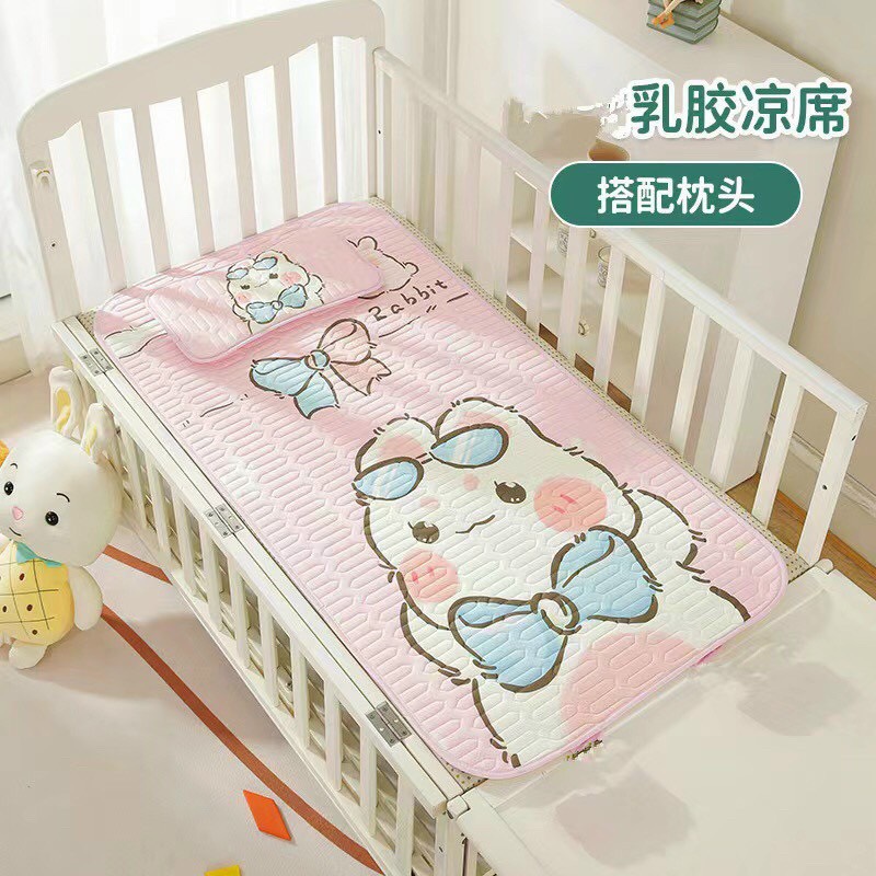 [HÀNG LOẠI 1] Chiếu điều hoà cao su non kèm gối cho bé (mẫu mới nhất 2026)