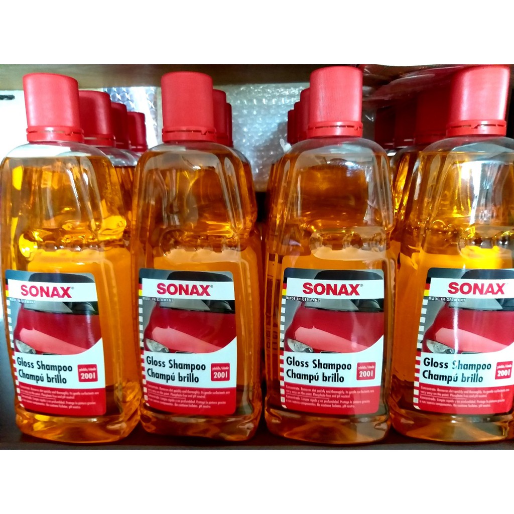 SONAX NƯỚC RỬA XE Ô TÔ ĐẬM ĐẶC (GLOSS SHAMPOO CONCENTRATE 314300)