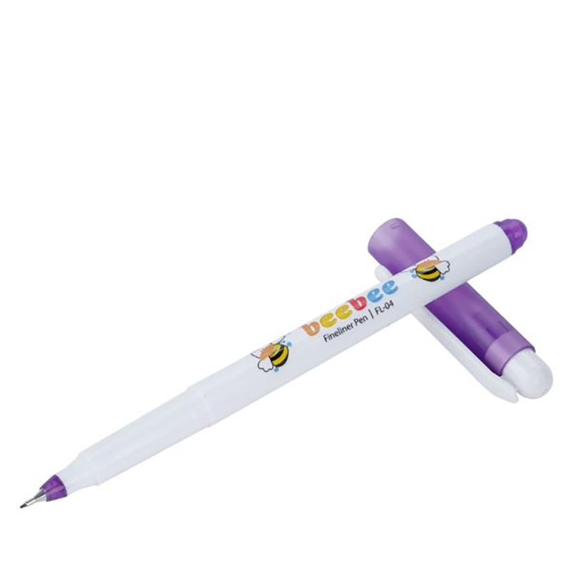 01 Cây Bút lông kim BeeBee FL04 - Mực tím